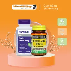 Viên Uống Biotin & Folic Mason - Hỗ Trợ Mọc Râu Tóc, Dưỡng Chất Tóc Chắc Khỏe, Ngăn Gãy Rụng, 100 Viên
