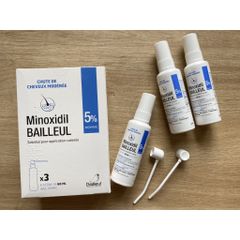 Xịt Mọc Tóc Minoxidil 5% Bailleul Pháp - Tinh Chất Mọc Tóc Hiệu Quả, Hỗ Trợ Liệu Trình Chăm Sóc Tóc, Dung Dịch Chất Lượng Cao