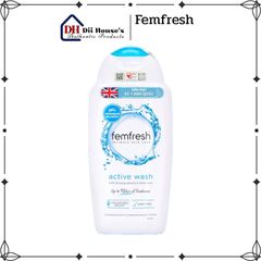 Dung dịch vệ sinh phụ nữ Femfresh Active Wash 250ml - Tươi mát, năng động cho mọi độ tuổi, hỗ trợ vùng kín khỏe mạnh