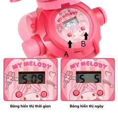Đồng Hồ Đeo Tay Hoạt Hình Sarino/Disney - Chiếu 24 Hình Ảnh Độc Đáo, Hiển Thị Ngày Giờ, Dây Mềm Mại, Quà Tặng Cho Bé