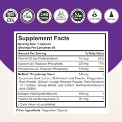 Viên Uống Tăng Chiều Cao Nubest Tall 10+ - Hỗ Trợ Phát Triển Chiều Cao Tự Nhiên Cho Trẻ Em, Bổ Sung Canxi và Vitamin, Sản Xuất Tại Mỹ