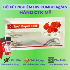 Bộ Test HIV Thế Hệ Thứ 4 Ag/Ab - Phát Hiện Sớm Tại Nhà Từ Ngày Thứ 14 - Chính Xác & Bảo Mật