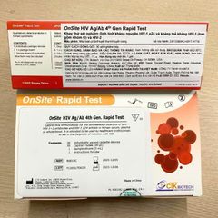 Bộ Test HIV Thế Hệ Thứ 4 Ag/Ab - Phát Hiện Sớm Tại Nhà Từ Ngày Thứ 14 - Chính Xác & Bảo Mật