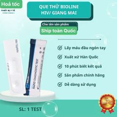 Bộ Test Nhanh DUO HIV và Giang Mai Tại Nhà - Kiểm Tra An Toàn, Tiện Lợi, Hạn Sử Dụng 2026