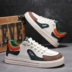 Giày Nam Cổ Thấp TC19 Sneaker Da Lì Kiểu Dáng Hàn Quốc - Giày Thể Thao Thời Trang Dễ Phối Đồ, Phong Cách Trẻ Trung