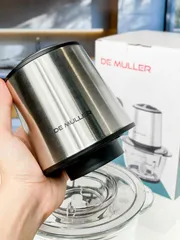 Máy Xay Thịt De Muller 500W - Xay Nhuyễn Thịt, Cá, Rau Củ, Cối Thủy Tinh 1.2L Sang Trọng, êm Ái, Thiết Kế Đẹp Đức