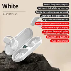 Tai Nghe Không Dây JS270 Bluetooth 5.3 - Tai Nghe Dẫn Truyền Xương, Microphone Giảm Tiếng Ồn, Thoải Mái, Tương Thích IOS/Android