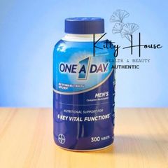 Viên uống bổ sung Vitamin tổng hợp One A Day Men cho nam dưới 50 tuổi - 300 viên hỗ trợ sức khỏe, miễn dịch và giảm lão hóa