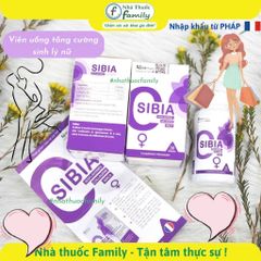 Viên Uống SIBIA Cân Bằng Nội Tiết Tố Nữ Nhập Khẩu Pháp - Hỗ Trợ Sinh Lý, Đẹp Da, Giảm Khó Chịu Giai Đoạn Tiền Mãn Kinh & Mãn Kinh