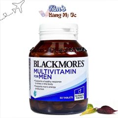 Vitamin Tổng Hợp Cho Nam Blackmores 50 Viên - Hỗ Trợ Sức Khỏe & Năng Lượng, Sản phẩm Nhập Khẩu Chính Ngạch Từ Úc