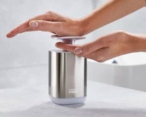Bình Đựng Xà Phòng Inox Joseph Joseph 70532 Presto 350ml - Hộp Đựng Nước Rửa Tay Tiện Ích, Thiết Kế Chống Trượt & Dễ Sử Dụng