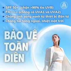 Kem Chống Nắng Vxebra 50g - Kiềm Dầu, Nâng Tone Nhẹ, Dưỡng Ẩm, Chống Nước Cho Da Mặt, An Toàn Cho Mọi Loại Da