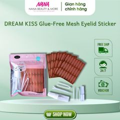 Miếng Dán Kích Mí Lưới Dream Kiss - Dán Bằng Nước Tàng Hình Không Cần Keo, Đủ Kích Thước M, L, XL Cho Đôi Mắt Rõ Nét, Thu Hút