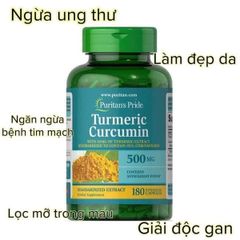 {Flash Sale} Viên Nghệ Turmeric Curcumin 1000mG Puritan's Pride 120 vien