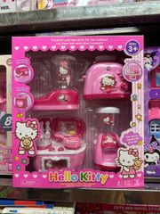 Bộ đồ chơi gia đình Hello Kitty House hold set gồm 4 món đồ gia dụng có đèn và âm thanh YH858-1 giao ngẫu nhiên cho bé chơi đồ chơi nhập vai