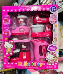 Bộ đồ chơi gia đình Hello Kitty House hold set gồm 4 món đồ gia dụng có đèn và âm thanh YH858-3 giao ngẫu nhiên