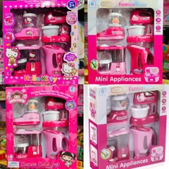 Bộ đồ chơi gia đình Hello Kitty House hold set gồm 4 món đồ gia dụng có đèn và âm thanh YH858-3 giao ngẫu nhiên