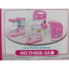 Bộ đồ chơi gia đình Hello Kitty House hold set gồm 4 món đồ gia dụng có đèn và âm thanh YH858-3 giao ngẫu nhiên