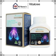 Viên Uống Bổ Phổi Vitatree Lung Detox 60 Viên - Hỗ Trợ Hô Hấp, Tăng Cường Miễn Dịch Từ Thiên Nhiên