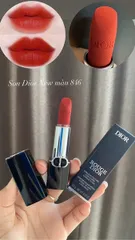 Son Môi Dior Rouge Dior 846 Concorde Velvet Finish 3.5g - Chất Son Mềm Mượt, Bám Màu Lâu, Dưỡng Ẩm, Trang Điểm Sang Trọng