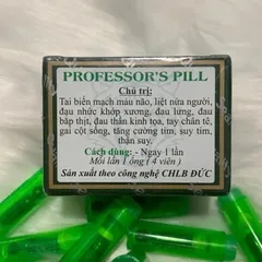 Viên Bổ Khớp Professor's Pill Xanh - Giảm Đau Khớp, Hỗ Trợ Khỏe Mạnh Xương Khớp, 20 Ống Tiện Lợi Nhập Khẩu Từ Malaysia