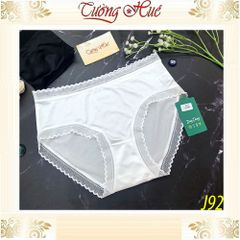 Quần Lót Nữ Ding Dang J92 Lụa Lạnh Mát Phối Ren Mềm Cao Cấp - Thoáng Khí, Cạp Cao, Nhiều Màu Sắc Cho Phái Đẹp