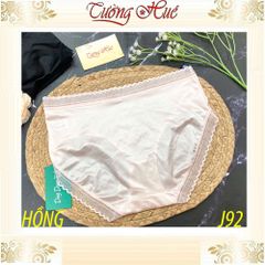 Quần Lót Nữ Ding Dang J92 Lụa Lạnh Mát Phối Ren Mềm Cao Cấp - Thoáng Khí, Cạp Cao, Nhiều Màu Sắc Cho Phái Đẹp