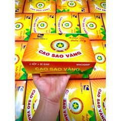 Dầu Cù Là Cao Sao Vàng 20g - Giảm Đau, Thư Giãn, Tinh Thần Tăng Cường - Sản Phẩm Xoa Bóp Tiện Lợi Từ Công Ty CP Dược TW3