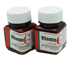 Viên Uống Vitamin C Tăng Cường Sức Đề Kháng - 100 Viên Giúp Giảm Mệt Mỏi, Hỗ Trợ Oxy Hóa, Sản Phẩm Chăm Sóc Sức Khỏe Việt Nam