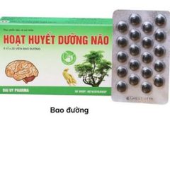 Hoạt Huyết Dưỡng Não Đại Uy - Bổ Não Tăng Cường Trí Nhớ, Hỗ Trợ Tuần Hoàn Máu - Hộp 100 Viên Chất Lượng Cao