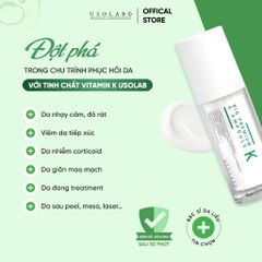 Kem dưỡng Vitamin K Cream Usolab 50ml làm dịu, phục hồi da nhạy cảm và căng bóng da