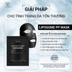Mặt nạ Yuejin Liposome PP Mask Mặt nạ đen siêu phục hồi, cấp ẩm và tái sinh đa tầng cao cấp