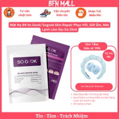 Mặt Nạ B9 So Gook/ Sogook Skin Repair Phục Hồi, Giữ Ẩm, Mát Lạnh Làm Dịu Da 25ml