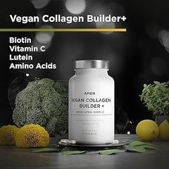 Viên Uống Tự Sinh Codeage Amen Vegan Collagen Builder+ Làm Sáng Da, Giúp Da Căng Mịn Săn Chắc 30 viên