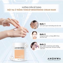 Mặt Nạ Ủ Trắng Ahohwa Tone-Up Brightening Cream Mask 20g