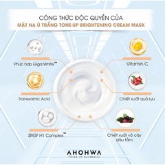 Ủ Trắng Da AHOHWA Tone-Up Brightening Cream Mask 500g