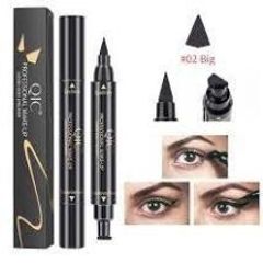 Bút kẻ mắt 2 đầu QIC - Mascara 2 đầu kẻ mắt SIÊU HOT QIC Chống Thấm Nước Lâu Trôi