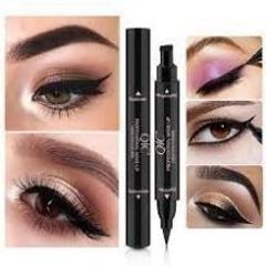 Bút kẻ mắt 2 đầu QIC - Mascara 2 đầu kẻ mắt SIÊU HOT QIC Chống Thấm Nước Lâu Trôi