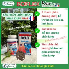 Viên Uống Dưỡng Khớp BOFLEX (Pháp) - Hỗ Trợ Giảm Đau Nhức, Tăng Cường Linh Hoạt Và Tái Tạo Sụn Khớp, 60 Viên