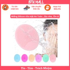 Miếng Silicon rửa mặt An Toàn , Dịu nhẹ , Êm ái