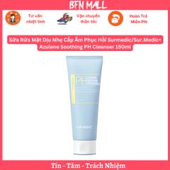 Sữa Rửa Mặt Dịu Nhẹ Cấp Ẩm Phục Hồi Surmedic/Sur.Medic+ Azulene Soothing PH Cleanser 150ml