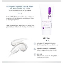 Mặt nạ HA cấp ẩm và phục hồi da Tegoder Hyaluronic Acid face mask 50ml [ Chính Hãng ]