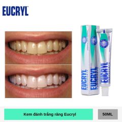 Kem Đánh Răng Bạc Hà Tẩy Trắng Eucryl 62g [ Chính Hãng ]