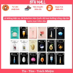 Lẻ Miếng Mặt nạ JM Solution Hàn Quốc đủ loại dưỡng trắng cấp ẩm ngừa mụn kiềm dầu