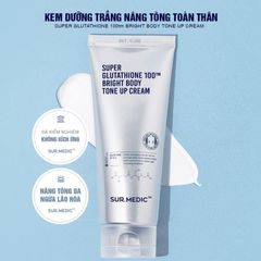 KEM DƯỠNG DA BODY TOÀN THÂN SURMEDIC SUPER GLUTATHIONE 100TM BRIGHT BODY TONE UP CREAM 150ML