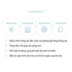 KEM DƯỠNG DA BODY TOÀN THÂN SURMEDIC SUPER GLUTATHIONE 100TM BRIGHT BODY TONE UP CREAM 150ML