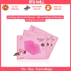 Lẻ miếng mặt nạ môi Bioaqua - Mặt nạ dưỡng môi Bioaqua dưỡng ẩm mờ thâm