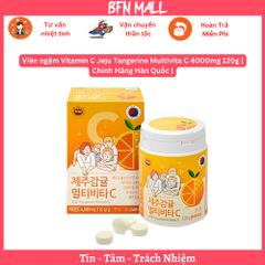 Viên ngậm Vitamin C Jeju Tangerine Multivita C 4000mg 120g [ Chính Hãng Hàn Quốc ]