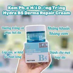 Kem Dưỡng Ẩm Phục Hồi HYDRA B5 DERMA REPAIR CREAM PRETTYSKIN, Tái Tạo, Dưỡng Trắng & Cấp Ẩm Cho Da 52ml