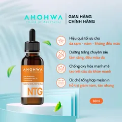 Tinh Chất Dưỡng Trắng Da NTG AHOHWA Whitening Ampoule NTG 50ml - Mờ Thâm Mụn, Sạm Nám, Tàn Nhang